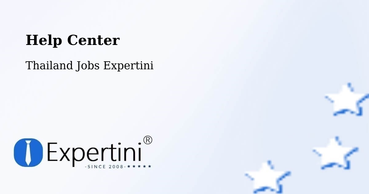 Help Center – Amphoe Ko Chang - Thailand Jobs Expertini