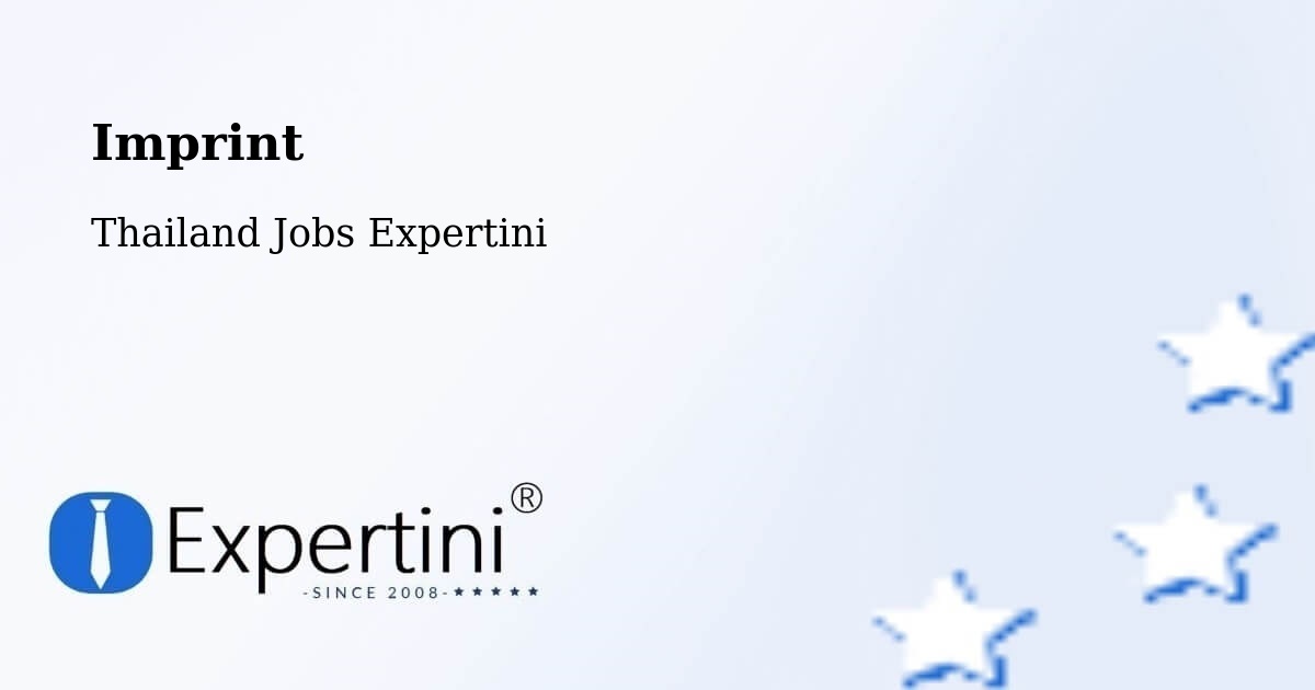 Imprint – Amphoe Ko Chang - Thailand Jobs Expertini